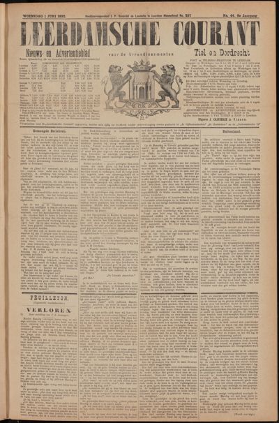 Leerdamsche Courant, 1 juni 1892