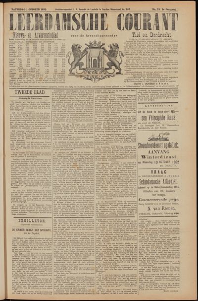 Leerdamsche Courant, 1 oktober 1892