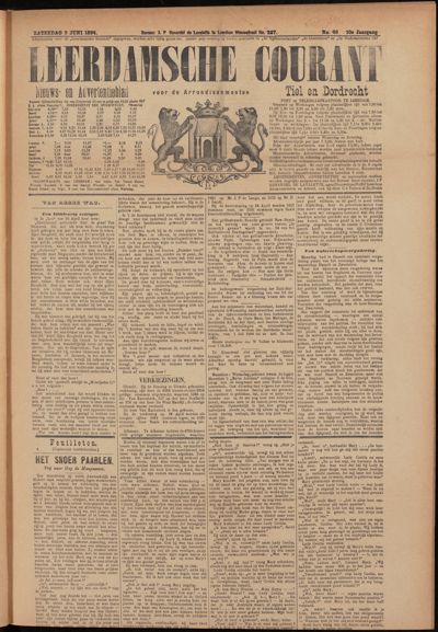 Leerdamsche Courant, 9 juni 1894