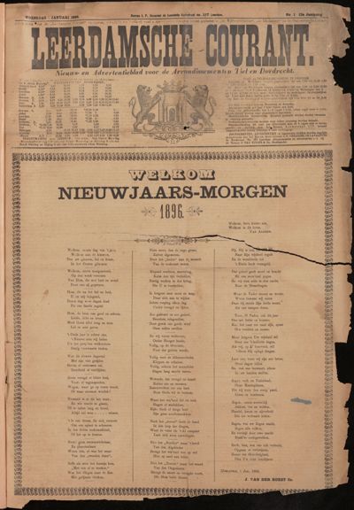 Leerdamsche Courant, 1 januari 1896