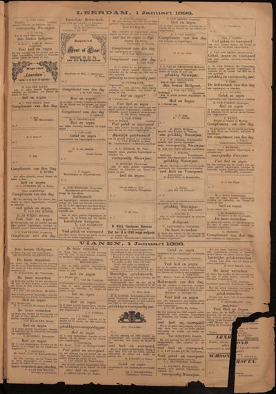 Leerdamsche Courant, 1 januari 1896