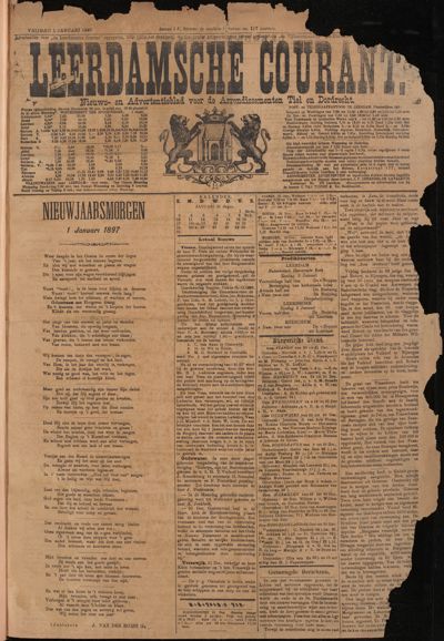 Leerdamsche Courant, 1 januari 1897