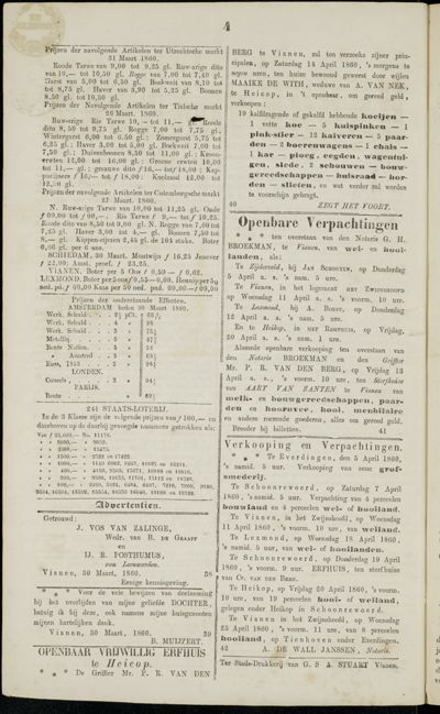 De Vijfheerenlanden, 1 april 1860