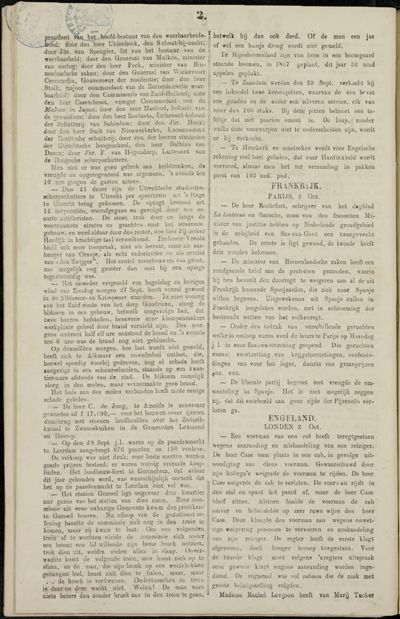 De Vijfheerenlanden, 4 oktober 1868