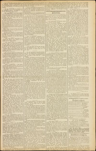 De Vijfheerenlanden, 13 december 1885