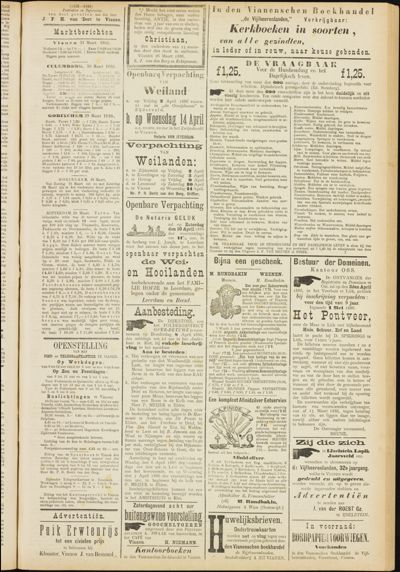 De Vijfheerenlanden, 1 april 1886