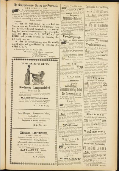 De Vijfheerenlanden, 1 april 1888