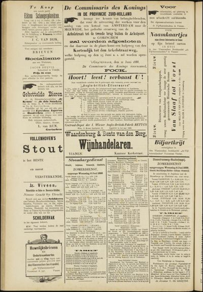De Vijfheerenlanden, 24 juni 1888