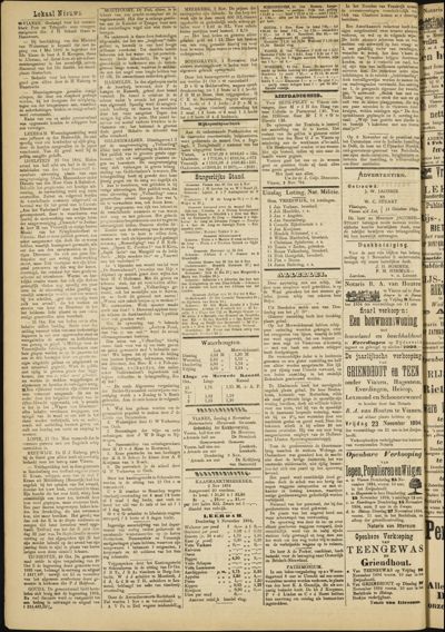 De Vijfheerenlanden, 3 november 1894