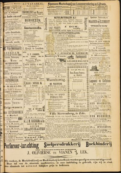 De Vijfheerenlanden, 3 november 1894