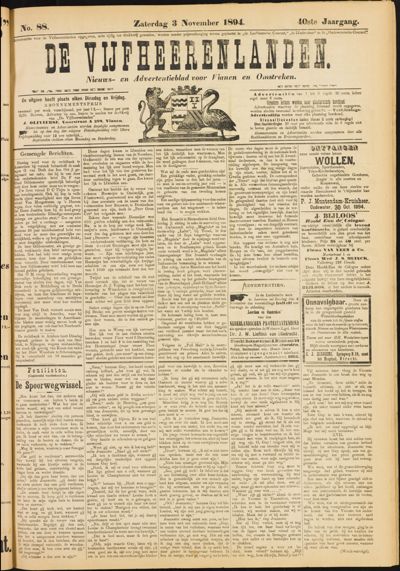 De Vijfheerenlanden, 3 november 1894