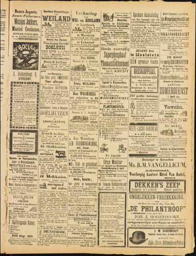 De Vijfheerenlanden, 1 april 1899