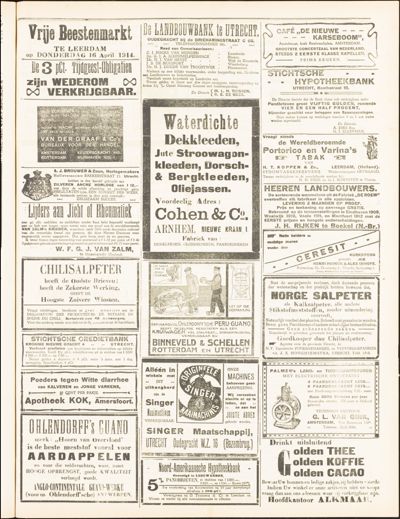 De Vijfheerenlanden, 1 april 1914