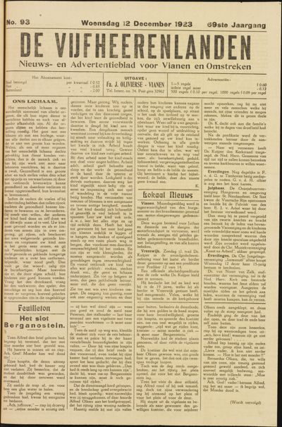 De Vijfheerenlanden, 12 december 1923