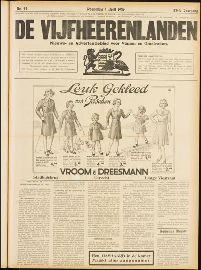 De Vijfheerenlanden, 1 april 1936