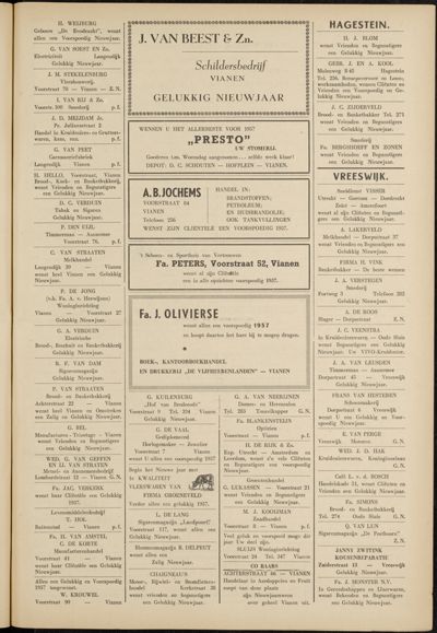 De Vijfheerenlanden, 31 december 1956