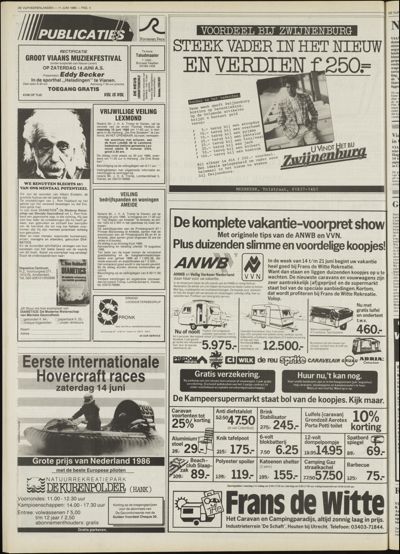De Vijfheerenlanden, 11 juni 1986