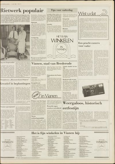 De Vijfheerenlanden, 11 juni 1986
