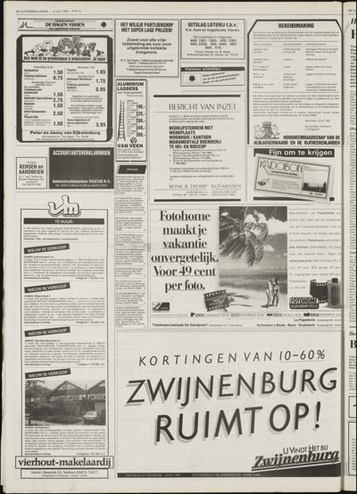 De Vijfheerenlanden, 12 juli 1989