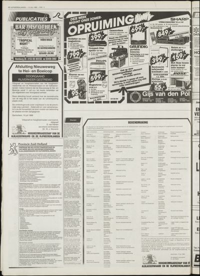 De Vijfheerenlanden, 12 juli 1989