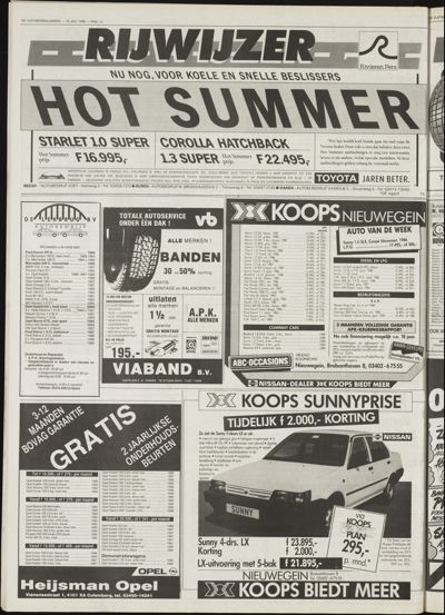 De Vijfheerenlanden, 12 juli 1989