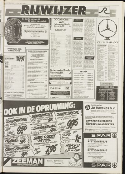 De Vijfheerenlanden, 12 juli 1989
