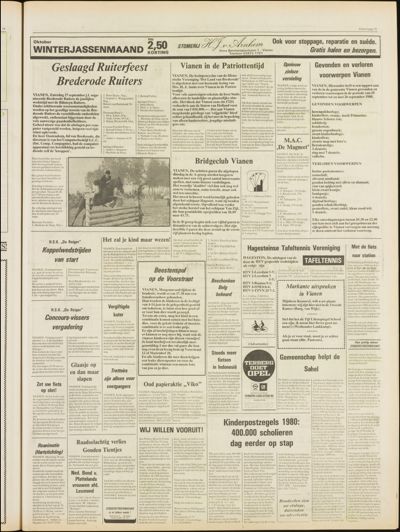 Zenderstreeknieuws, 1 oktober 1980