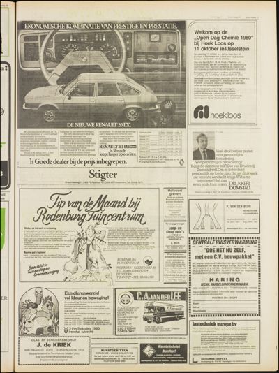 Zenderstreeknieuws, 1 oktober 1980