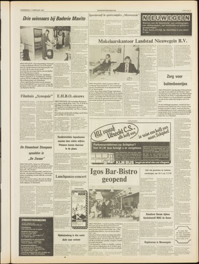 Zenderstreeknieuws, 11 februari 1981