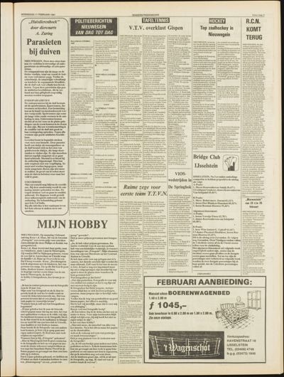 Zenderstreeknieuws, 11 februari 1981