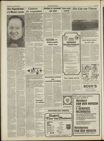 Zenderstreeknieuws, 11 februari 1981