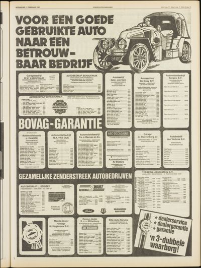Zenderstreeknieuws, 11 februari 1981