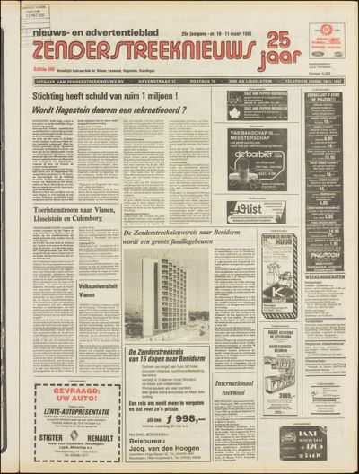 Zenderstreeknieuws, 11 maart 1981