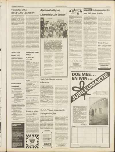 Zenderstreeknieuws, 11 maart 1981