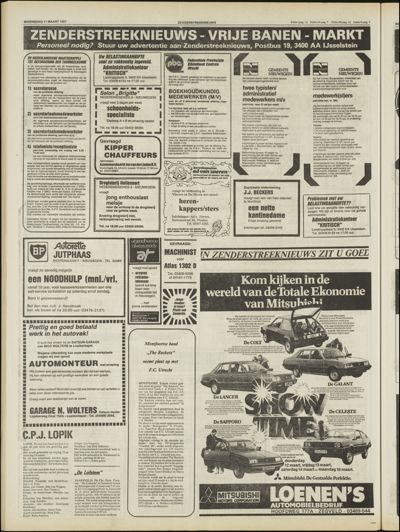 Zenderstreeknieuws, 11 maart 1981