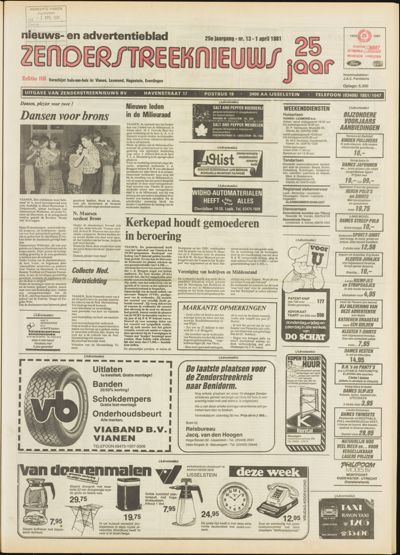 Zenderstreeknieuws, 1 april 1981