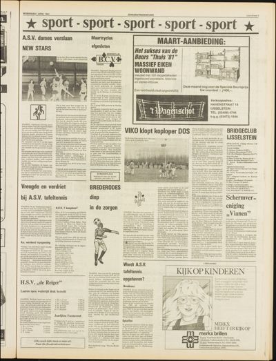 Zenderstreeknieuws, 1 april 1981