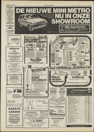 Zenderstreeknieuws, 1 april 1981