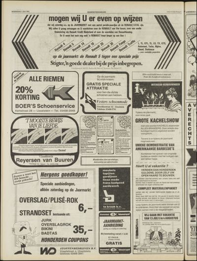 Zenderstreeknieuws, 1 juli 1981