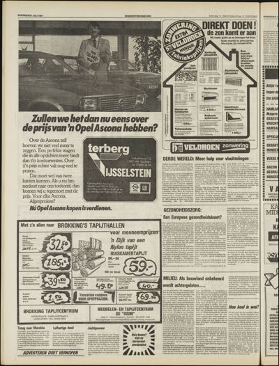 Zenderstreeknieuws, 1 juli 1981