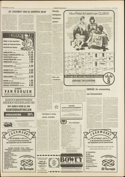 Zenderstreeknieuws, 1 juli 1981
