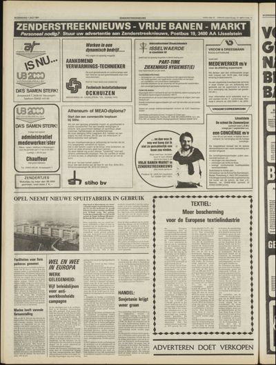 Zenderstreeknieuws, 1 juli 1981