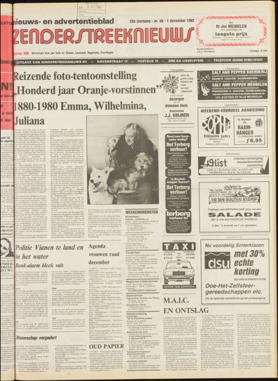 Zenderstreeknieuws, 1 december 1982