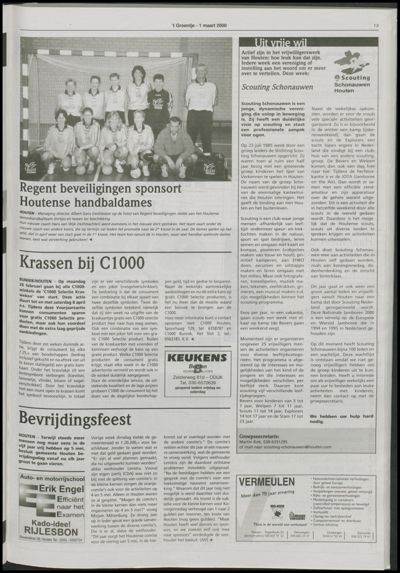 Wijks Nieuws / Bunniks Nieuws, 1 maart 2000 (nr. 9, jrg. 36)