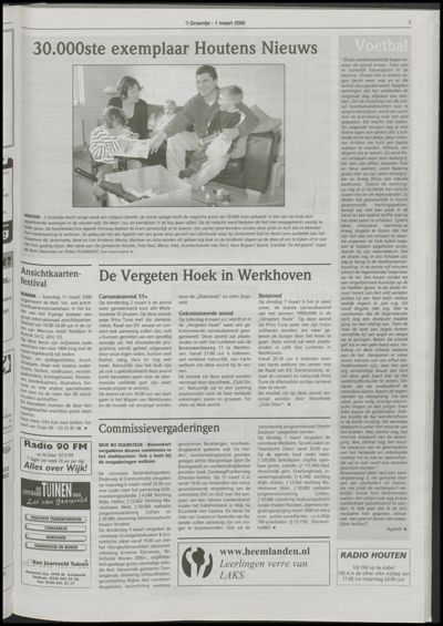 Wijks Nieuws / Bunniks Nieuws, 1 maart 2000 (nr. 9, jrg. 36)