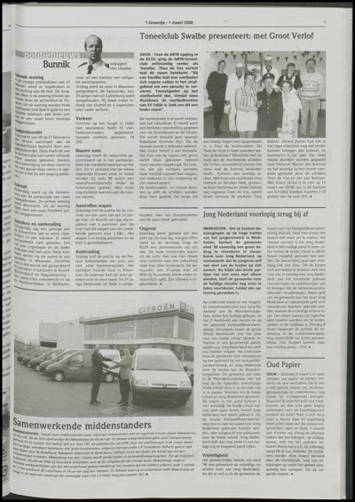 Wijks Nieuws / Bunniks Nieuws, 1 maart 2000 (nr. 9, jrg. 36)