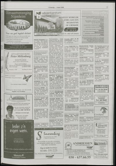 Wijks Nieuws / Bunniks Nieuws, 1 maart 2000 (nr. 9, jrg. 36)