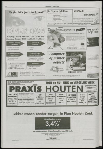 Wijks Nieuws / Bunniks Nieuws, 1 maart 2000 (nr. 9, jrg. 36)