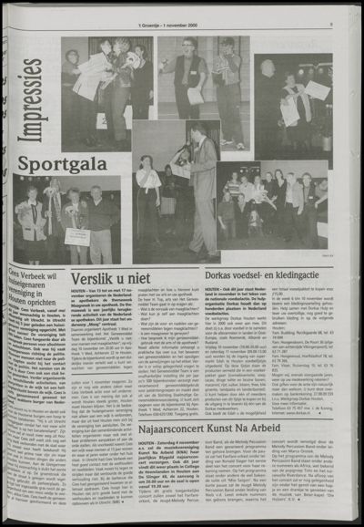 Wijks Nieuws / Bunniks Nieuws, 1 november 2000 (nr. 44, jrg. 36)