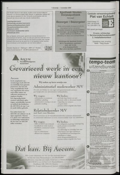 Wijks Nieuws / Bunniks Nieuws, 1 november 2000 (nr. 44, jrg. 36)